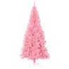 Sapin de Noël artificiel avec support rose 240 cm PVC 