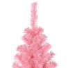 Sapin de Noël artificiel avec support rose 240 cm PVC 