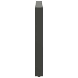 Pieds de table à manger Anthracite 2 pièces 100 x (72-73) cm Acier 