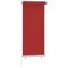 Store roulant d'extérieur 60x140 cm Rouge PEHD 