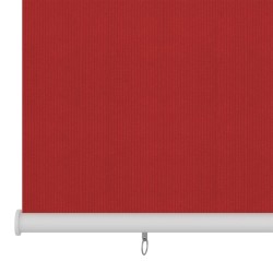 Store roulant d'extérieur 60x140 cm Rouge PEHD 