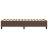 Cadre de lit sans matelas marron 80x200 cm similicuir 