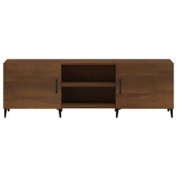 Meuble TV chêne marron 150x30x50 cm bois d'ingénierie 