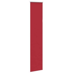 Store enrouleur occultant rouge largeur du tissu 35,7 cm 