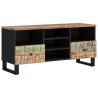 Meuble TV 100x33x46 cm bois de récupération et d'ingénierie 