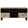 Meuble TV 100x33x46 cm bois de récupération et d'ingénierie 