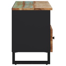 Meuble TV 100x33x46 cm bois de récupération et d'ingénierie 