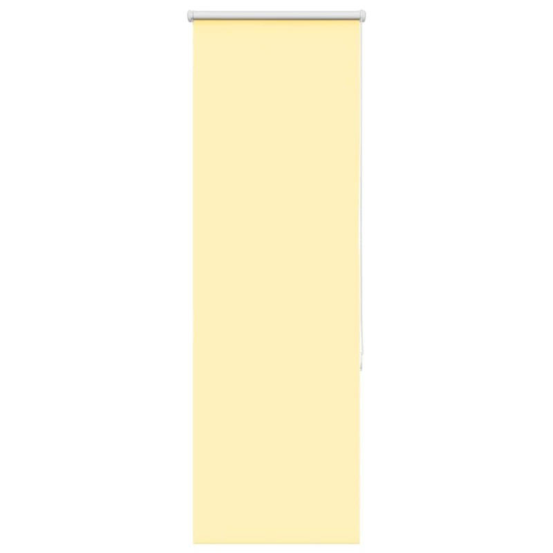 Store enrouleur occultant jaune largeur du tissu 40,7 cm 