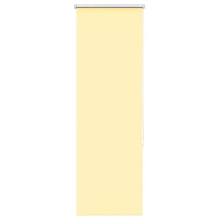 Store enrouleur occultant jaune largeur du tissu 40,7 cm 