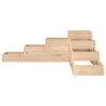 Jardinière 4 niveaux 106x104,5x36 cm bois de pin massif 
