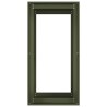Jardinière vert olive 40x80x80 cm acier 