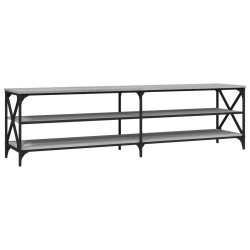 Meuble TV sonoma gris 180x40x50 cm bois d'ingénierie 