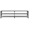 Meuble TV sonoma gris 180x40x50 cm bois d'ingénierie 