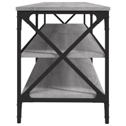 Meuble TV sonoma gris 180x40x50 cm bois d'ingénierie 
