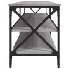 Meuble TV sonoma gris 180x40x50 cm bois d'ingénierie 
