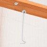 Serre Orange 110x58,5x39 cm Bois de sapin 