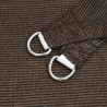 Voile d'ombrage 160 g/m² Marron 7x7 m PEHD 