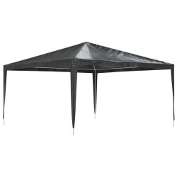 Tente de réception professionnelle 4x4 m Anthracite 90 g/m² 