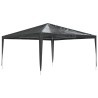 Tente de réception professionnelle 4x4 m Anthracite 90 g/m² 