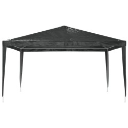 Tente de réception professionnelle 4x4 m Anthracite 90 g/m² 