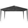 Tente de réception professionnelle 4x4 m Anthracite 90 g/m² 