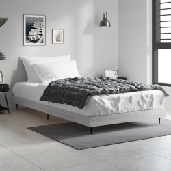 Cadre de lit sans matelas sonoma gris 90x190 cm 