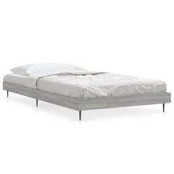 Cadre de lit sans matelas sonoma gris 90x190 cm 