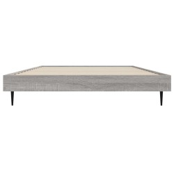 Cadre de lit sans matelas sonoma gris 90x190 cm 
