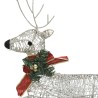 Rennes de Noël 4 pcs Doré 80 LED 