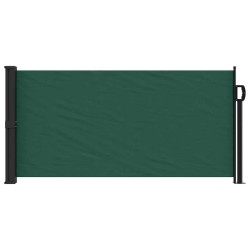 Auvent latéral rétractable vert foncé 100x300 cm 