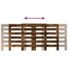 Cache-radiateur chêne fumé 205x21,5x83,5 cm bois d'ingénierie 