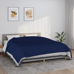 Couverture lestée Bleu 220x260 cm 11 kg Tissu 