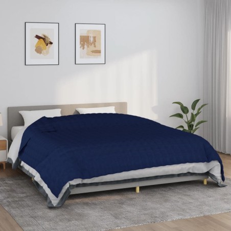 Couverture lestée Bleu 220x260 cm 11 kg Tissu 