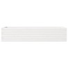 Jardinière blanc 110x40x23 cm bois de pin massif 