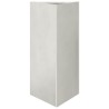 Jardinière triangulaire 40x34,5x70 cm acier inoxydable 