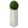Jardinière triangulaire 40x34,5x70 cm acier inoxydable 
