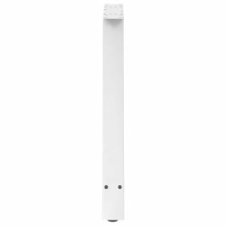 Pieds de table à manger en forme de A 2 pièces Blanc 70 x (72-73) cm Acier 