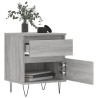 Tables de chevet 2 pcs sonoma gris 40x35x50 cm bois ingénierie 