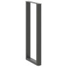 Pieds de table de bar en U 2 pièces Anthracite 50 x (110-111) cm Acier 