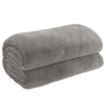 Couverture lestée avec housse Gris 155x220 cm 7 kg Tissu 