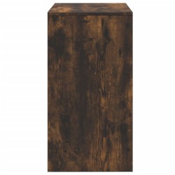 Coiffeuse et tabouret chêne fumé 60x40x113,5 cm 