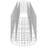 Lit surélevé à gabion Fer galvanisé 330x50x50 cm 