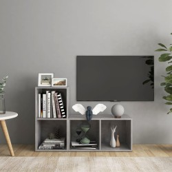 Meubles TV 2 pcs Gris béton 72x35x36,5 cm Bois d'ingénierie 
