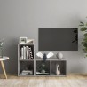 Meubles TV 2 pcs Gris béton 72x35x36,5 cm Bois d'ingénierie 