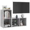 Meubles TV 2 pcs Gris béton 72x35x36,5 cm Bois d'ingénierie 