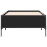 Cadre de lit sans matelas noir 100x200 cm 