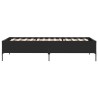 Cadre de lit sans matelas noir 100x200 cm 