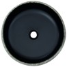Vasque à poser noir et gris rond Φ41x14 cm céramique 