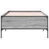 Cadre de lit sans matelas sonoma gris 100x200 cm 