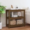 Table console Marron miel 80x40x74 cm Bois massif de pin 